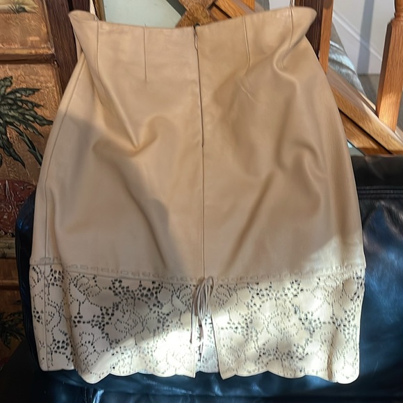 Leather vintage jacket and skirt set - Picture 4 of 6